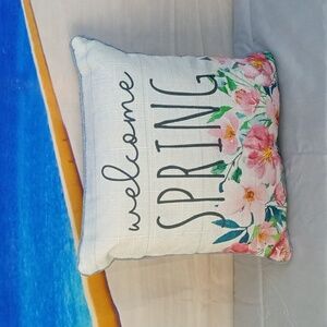 🌼 Stratford Home Welcome Spring Mini Throw Pillow